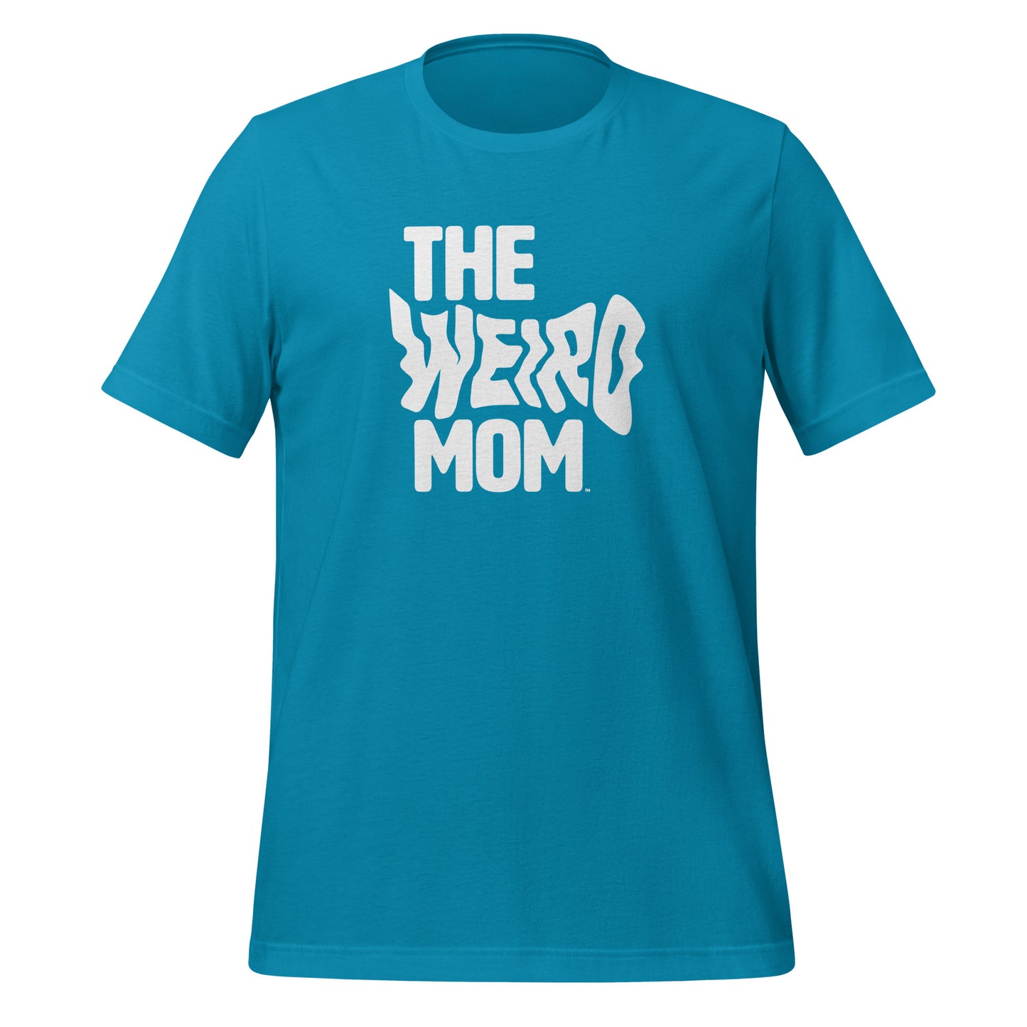 Weird Mom T-Shirt Alternative Mom Shirt Quirky Mom Tee Unique Graphic Mom Shirt Green Casual T-Shirt for Mothers