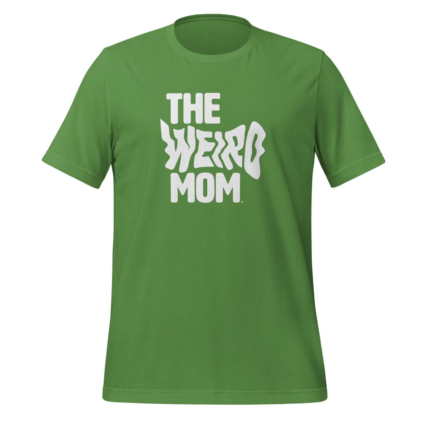 Weird Mom T-Shirt Alternative Mom Shirt Quirky Mom Tee Unique Graphic Mom Shirt Green Casual T-Shirt for Mothers