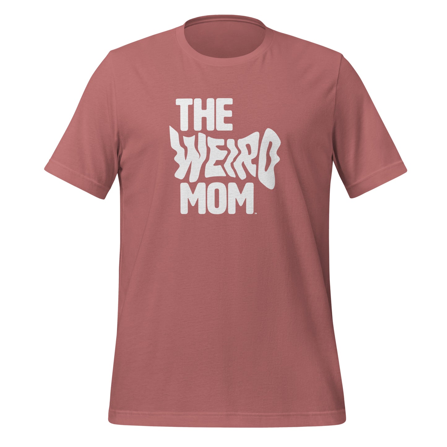 Weird Mom T-Shirt Alternative Mom Shirt Quirky Mom Tee Unique Graphic Mom Shirt Green Casual T-Shirt for Mothers